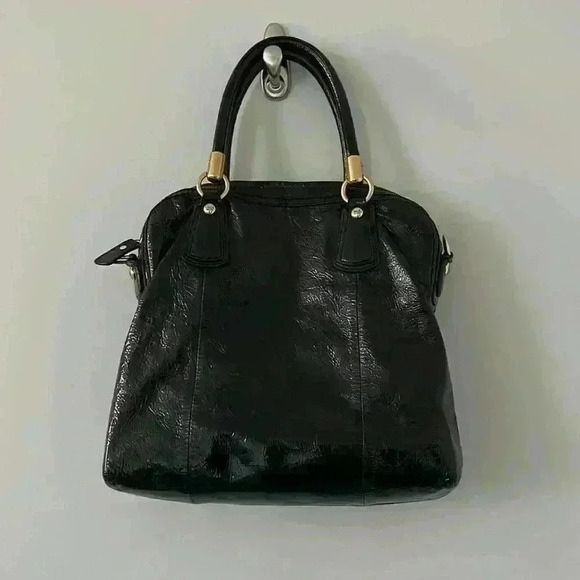 Coach vintage black patent leather purse with removable chain! - Picture 8 of 8